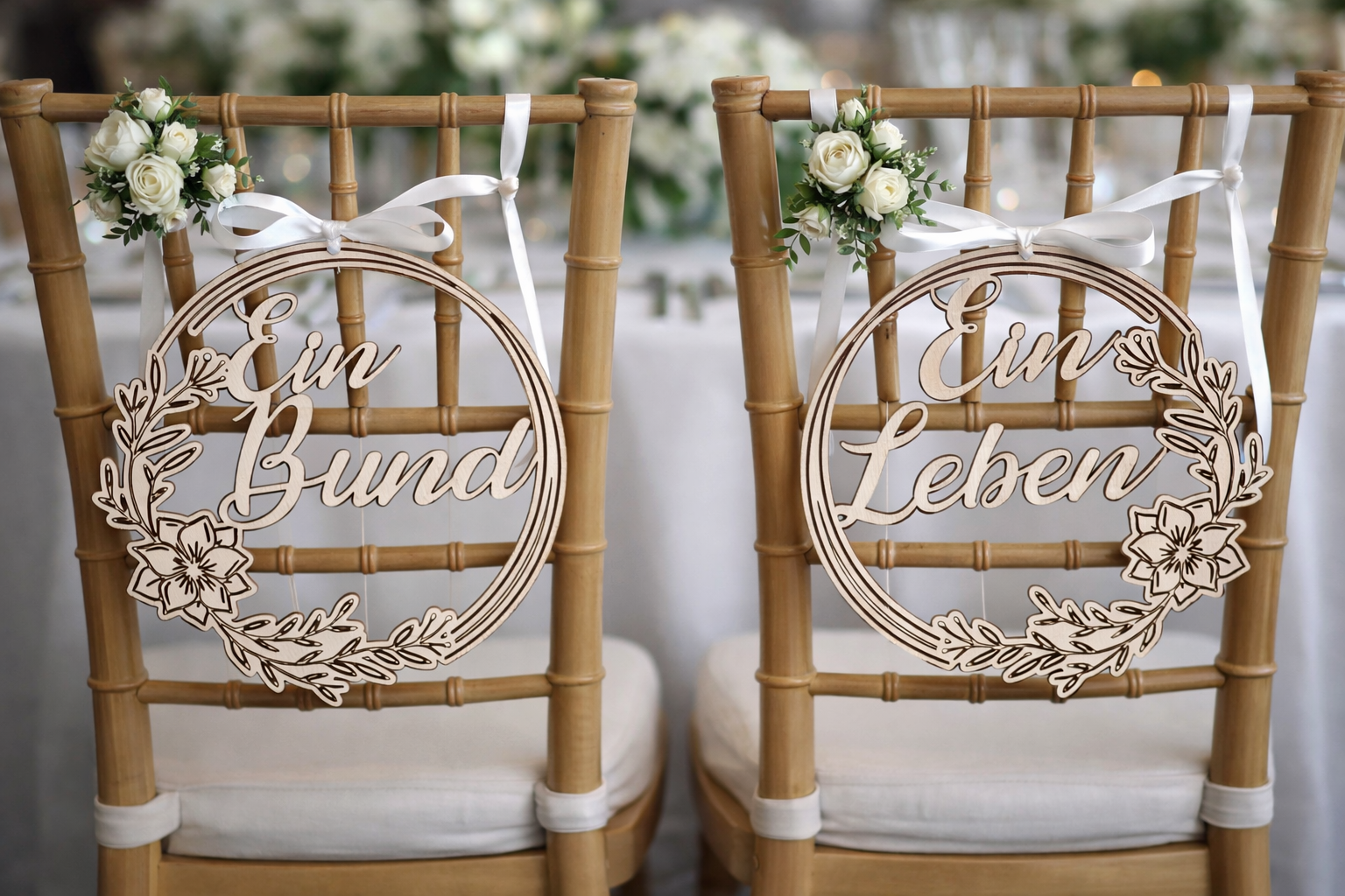 Stuhlschilderpaar Hochzeit